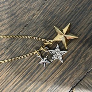 NWT J.Crew 3 star long necklace